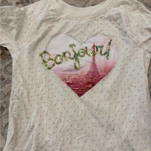 Bonjour Heart Kids Shirt